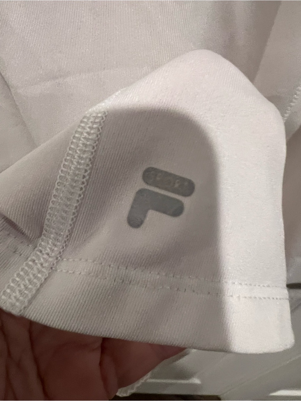 Fila White Racerback Tank Top - Picture 3 of 4